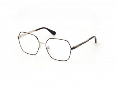 MAX&Co. MO5139 Eyeglasses, 001 - Shiny Black / Shiny Black