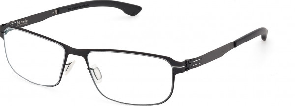 ic! berlin IC5110 ANDREW P. Eyeglasses, 002 - Matte Black / Matte Black