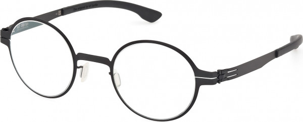 ic! berlin IC5069 WILHELM Eyeglasses, 002 - Matte Black / Matte Black