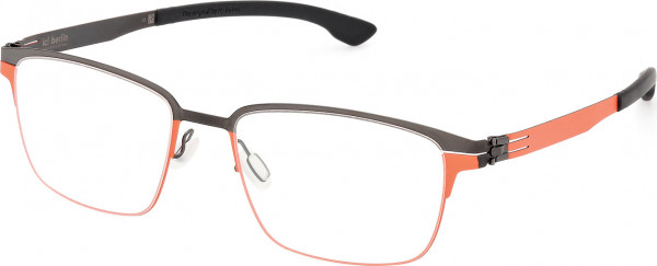 ic! berlin IC5028-D KENNY Eyeglasses, 008 - Shiny Gunmetal / Shiny Gunmetal