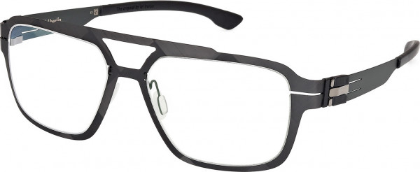 ic! berlin IC5015 FLX_02 Eyeglasses, 002 - Matte Black / Matte Black