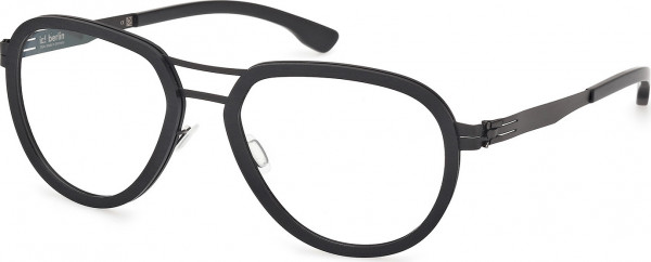 ic! berlin IC5010 ELLIOT Eyeglasses, 002 - Matte Black / Matte Black