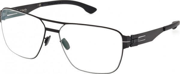 ic! berlin IC5008 ELIAS Eyeglasses, 002 - Matte Black / Matte Black