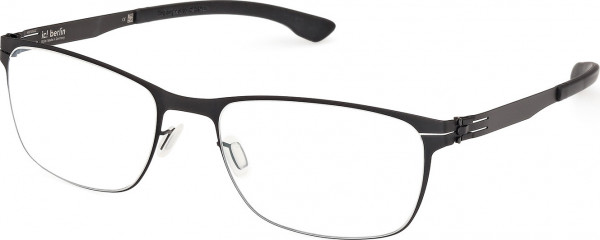 ic! berlin IC5006 DENNIS N. LARGE Eyeglasses, 002 - Matte Black / Matte Black