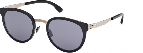 ic! berlin IC0028 NICOLAS C. Sunglasses, 05A - Black/Gradient / Matte Light Bronze