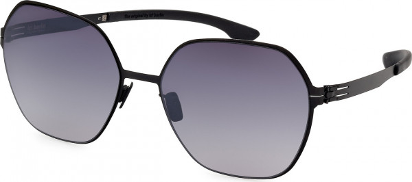 ic! berlin IC0012 JACY C. Sunglasses, 02B - Matte Black / Matte Black