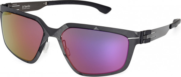 ic! berlin IC0006 FLX_S02 Sunglasses, 02A - Matte Black / Matte Black