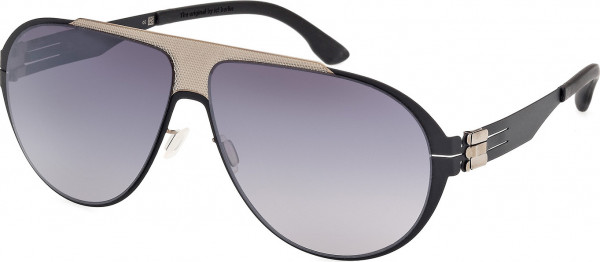 ic! berlin IC0002 CARSON Sunglasses, 05B - Black/Gradient / Black/Gradient