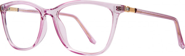 Retro R 202 Eyeglasses, Crystal Blue