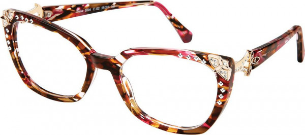 Diva DIVA 5594 Eyeglasses, 101 BLUE-BROWN MARBL