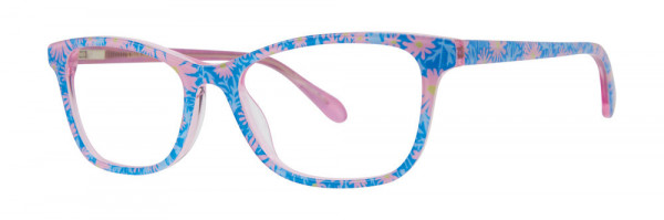 Lilly Pulitzer Girls Pepper Eyeglasses, Pink Tortoise