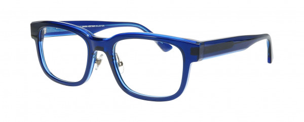 Prodesign Denmark CUT 6 Eyeglasses, BLUE DARK SHINY