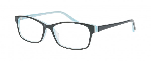 Prodesign Denmark SEVENTEEN 1 Eyeglasses, BLACK LIGHT TRANSPARENT