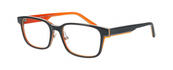 Prodesign Denmark TOPO 1 Eyeglasses, BLACK MEDIUM SHINY