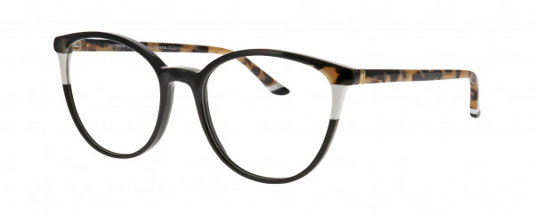 Prodesign Denmark GLOW 1 Eyeglasses, BLACK DARK SHINY