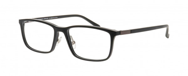 Prodesign Denmark BLOCK 2 Eyeglasses, BLACK DARK MATT