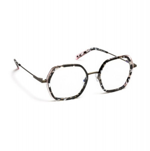 J.F. Rey JF3049 Eyeglasses, 0048 NICE BLACK/PINK/GREEN