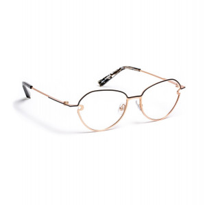 J.F. Rey JF2969 Eyeglasses, 0055 SATIN BLACK / PINK GOLD