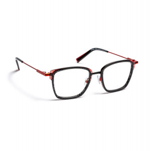 J.F. Rey JF2993 Eyeglasses, 0030 NICE BLACK/RED