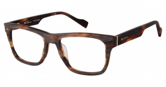 Ben Sherman WOOD Ben Sherman Eyeglasses, C02 BROWN STRIATION