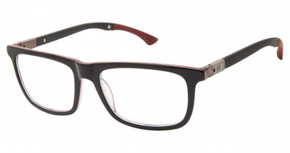 Champion GOODLUCK Tween Champion Eyeglasses, C01 BLACK/RED