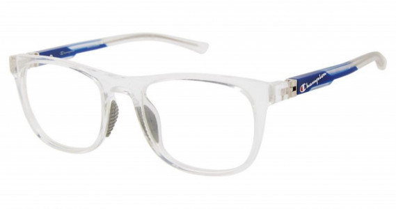 Champion JEST Made Green Tween Champion Eyeglasses, C02 CRYSTAL/BLUE