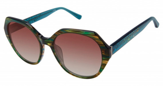 Nicole Miller BALIFF Resort Nicole Miller Sunglasses, C01 TEAL - Polarized