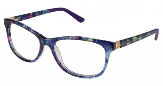 Nicole Miller BROOK YourFit Nicole Miller Eyeglasses, C01 NAVY