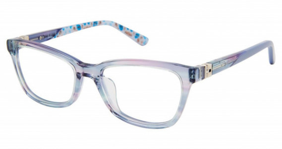 Nicole Miller LILOU Tween Niki Nicole Miller Eyeglasses, C01 TRANS BLUE