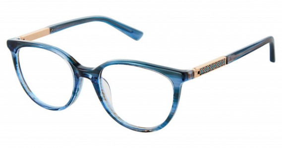 Nicole Miller LUNA Tween Niki Nicole Miller Eyeglasses, C01 TEAL