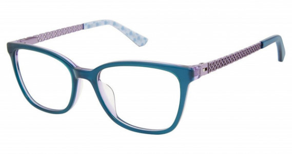 Nicole Miller NARISSA Tween Niki Nicole Miller Eyeglasses, C03 TEAL / PURPLE