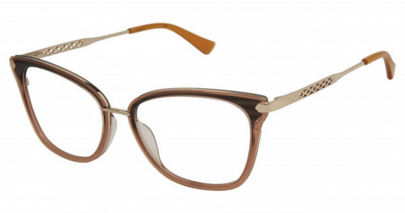 Nicole Miller NICE  YourFit Resort Nicole Miller Eyeglasses, C01 BROWN GRADIENT