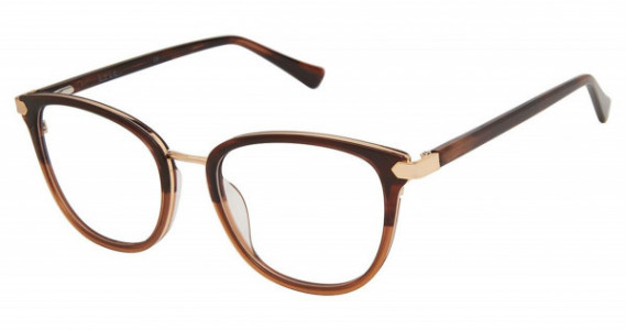 Nicole Miller RIVIERA  Resort Nicole Miller Eyeglasses, C01 UMBER BROWN