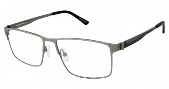 TLG NU023 Titanium TLG Eyeglasses, C01 MATTE GUNMETAL