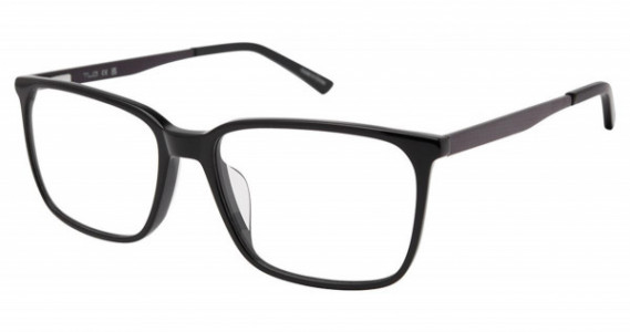 TLG NU074 Titanium TLG Eyeglasses, C01 BLACK