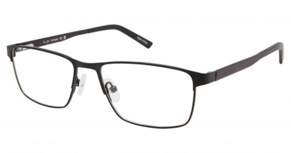 TLG NU077 Titanium TLG Eyeglasses, C01 BLACK