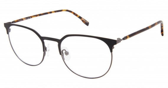 TLG NU079 Titanium TLG Eyeglasses, C01 BLACK