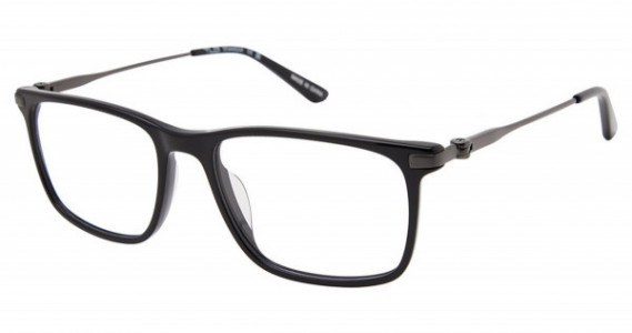 TLG NU081 Titanium TLG Eyeglasses, C01 BLACK