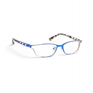 J.F. Rey JF2956 Eyeglasses, 2510 AF SATIN BLUE/SILVER