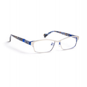 J.F. Rey JF2951 Eyeglasses, 1025 AF SATIN SILVER/BLUE