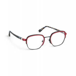 J.F. Rey JF3030 Eyeglasses, 0036 BLACK / BURGUNDY