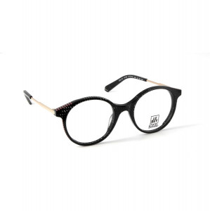 J.F. Rey PA110 Eyeglasses, 0150 NICE BLACK/LIGHT GOLD