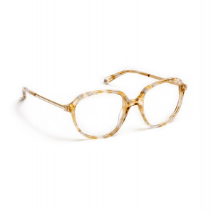 J.F. Rey PA100 Eyeglasses, 1550 FLOWER BEIGE/GOLD/WHITE