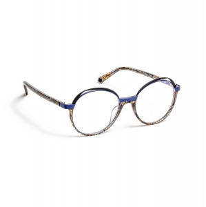 J.F. Rey PA097 Eyeglasses, 0125 GREY LACE/NAVY/MAT BLACK