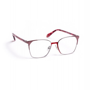 J.F. Rey PM085 Eyeglasses, 0935 GUN / RASPBERRY