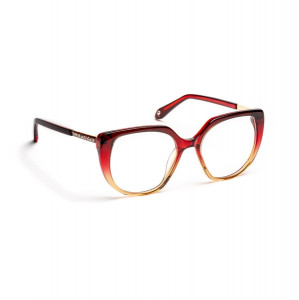 J.F. Rey PA093 Eyeglasses, 3050 GRADIENT RED/GOLD