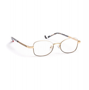 Boz by J.F. Rey LASSIE Eyeglasses, 1000 AF WHITE / BLACK / GOLD