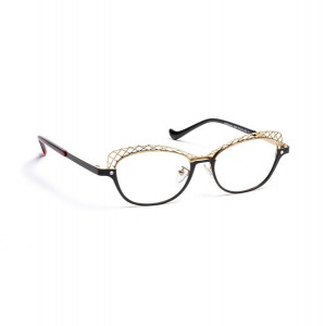 Boz by J.F. Rey LINDA Eyeglasses, 0050 AF BLACK/GOLD