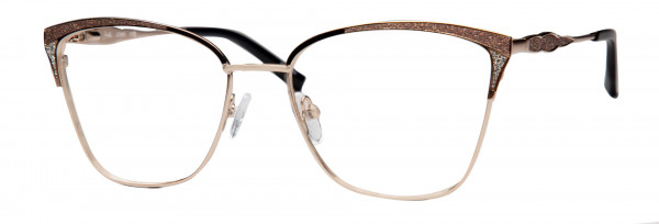 Joan Collins JC9886 Eyeglasses, Gold/Brown