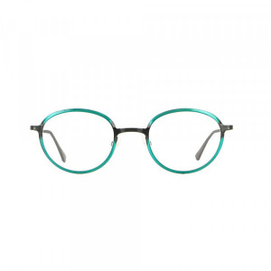 Vanni High Line V4246 Eyeglasses, shiny turquoise and black